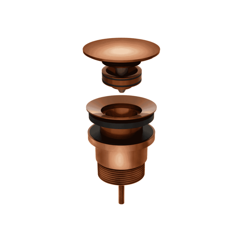 Universal all-in-one Pop Up Waste - Basin & Bath in Lustre Bronze