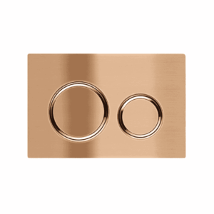 Meir Sigma 21 Dual Flush Plates to suit Geberit in Lustre Bronze