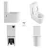 MiniLoo Child-care Rimless Back to wall Toilet Suite