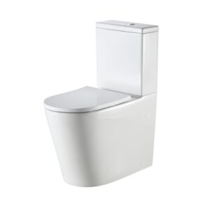 Vienna Comfort Height (460mm pan) Back To Wall Rimless Toilet Suite