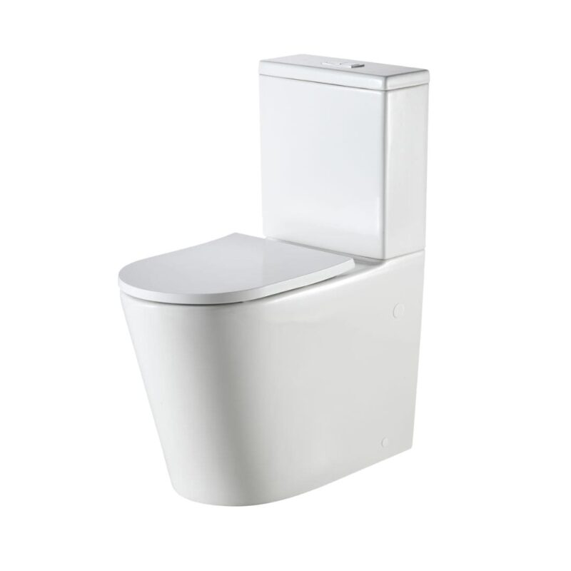 Vienna Comfort Height (460mm pan) Back To Wall Rimless Toilet Suite