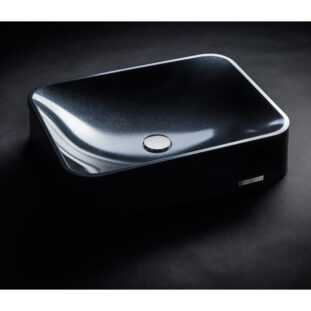 Sternhagen 545x415mm Black SeeRose Above Counter Basin Sani-Quartz