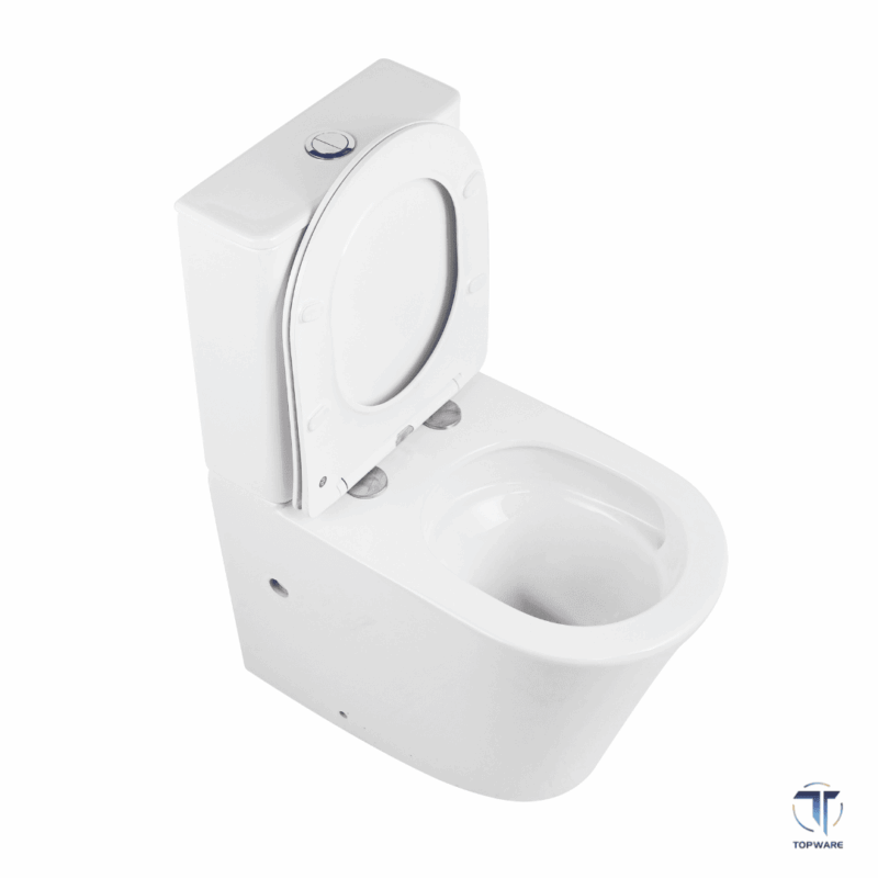 FLASH Rimless-Tornado Short Projection Nano Toilet Suite
