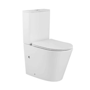 FLASH Rimless-Tornado Short Projection Nano Toilet Suite