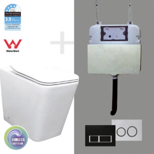 TURIN R&T Wall Faced Rimless Floor Package