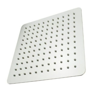 250mm Brushed Nickel Super-slim Square Stainless Steel Shower Head