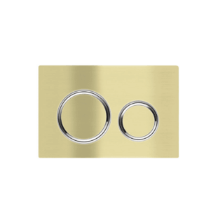 Meir Sigma 21 Dual Flush Plates to suit Geberit in Tiger Bronze Gold
