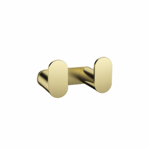 Curvaé Double Robe Hook in Tiger Bronze Gold