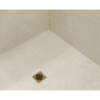 Square Floor Grate Shower Drain 100mm outlet in Tiger Bronze Gold