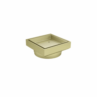 Shower Waste with Tile Insert in Tiger Bronze Gold
