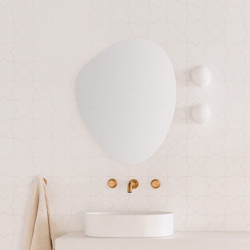 Pebble 550x690 Frameless Mirror