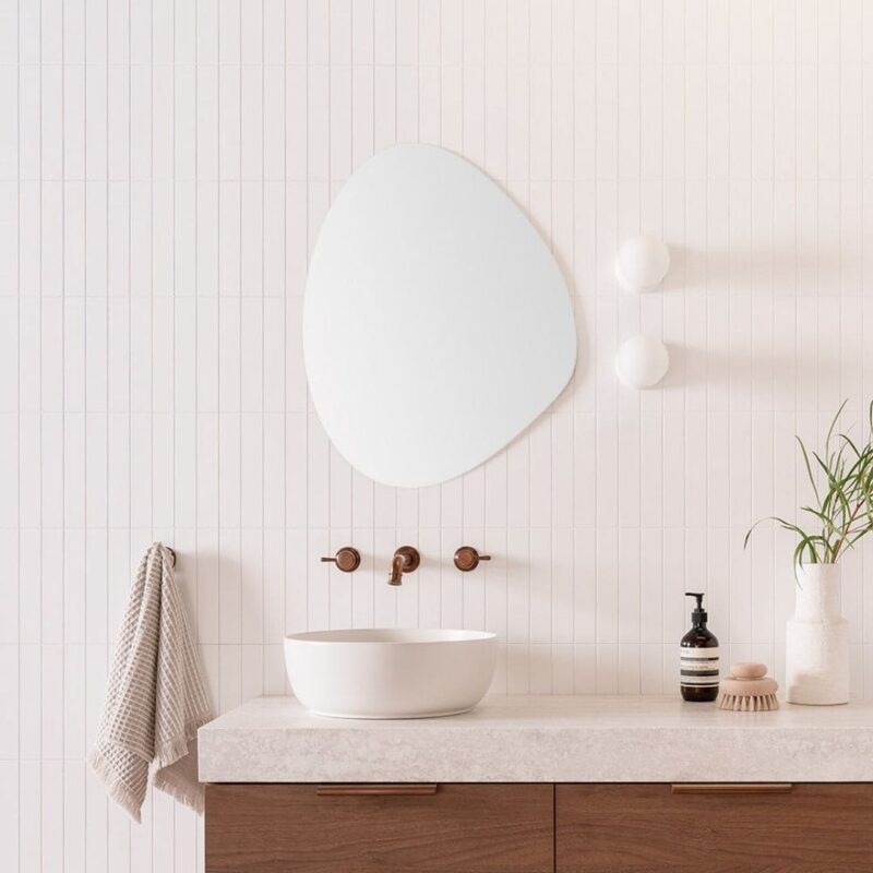 Pebble 550x690 Frameless Mirror