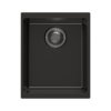 370 x 460mm Carysil Black Single Bowl Granite Kitchen/ Laundry Sink
