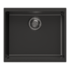 530 x 460mm Carysil Black Single Bowl Granite Kitchen/ Laundry Sink