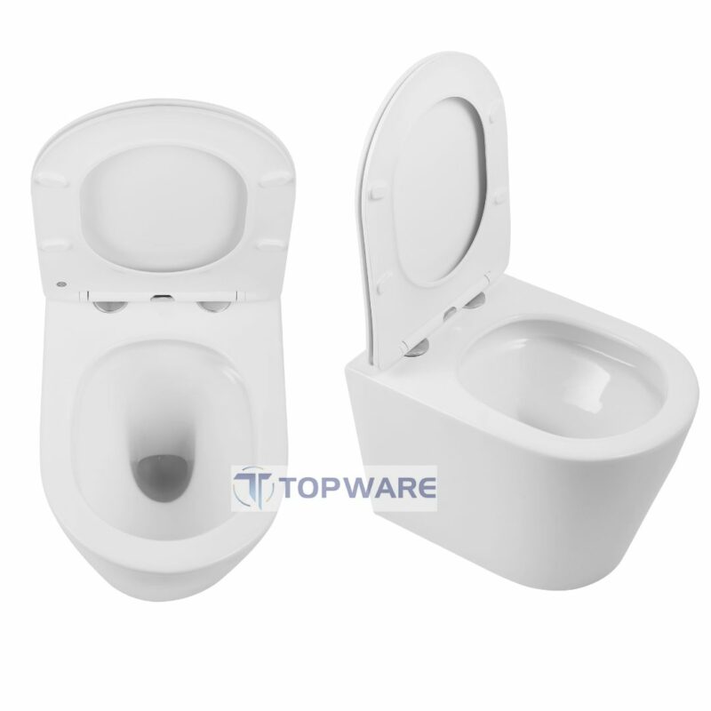 TRESA Wall Hung Tornado & Rimless Pan and R&T in wall cistern Package
